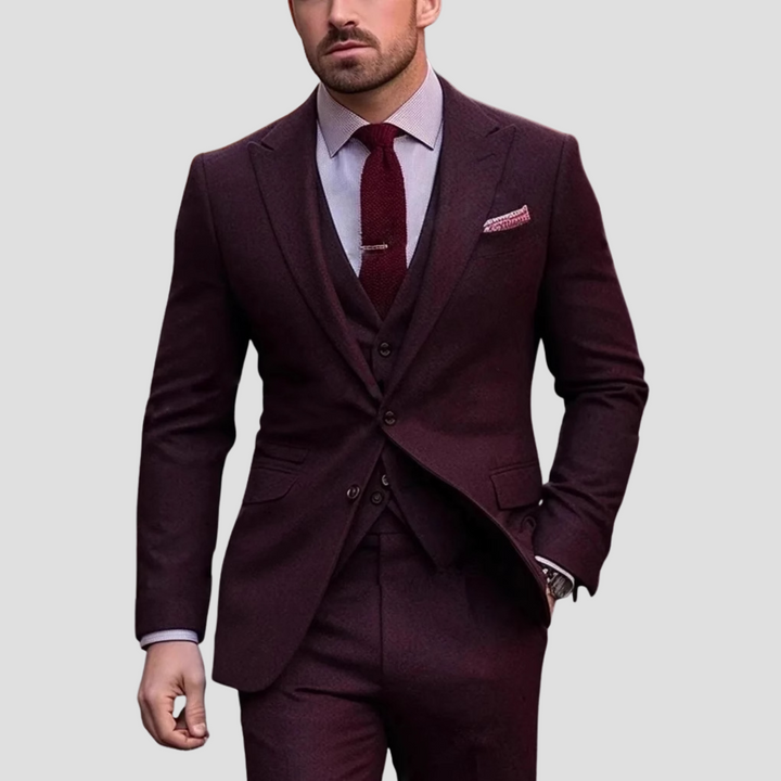 Dominic | Men’s Three Piece Suit with a Sharp Tailored Fit