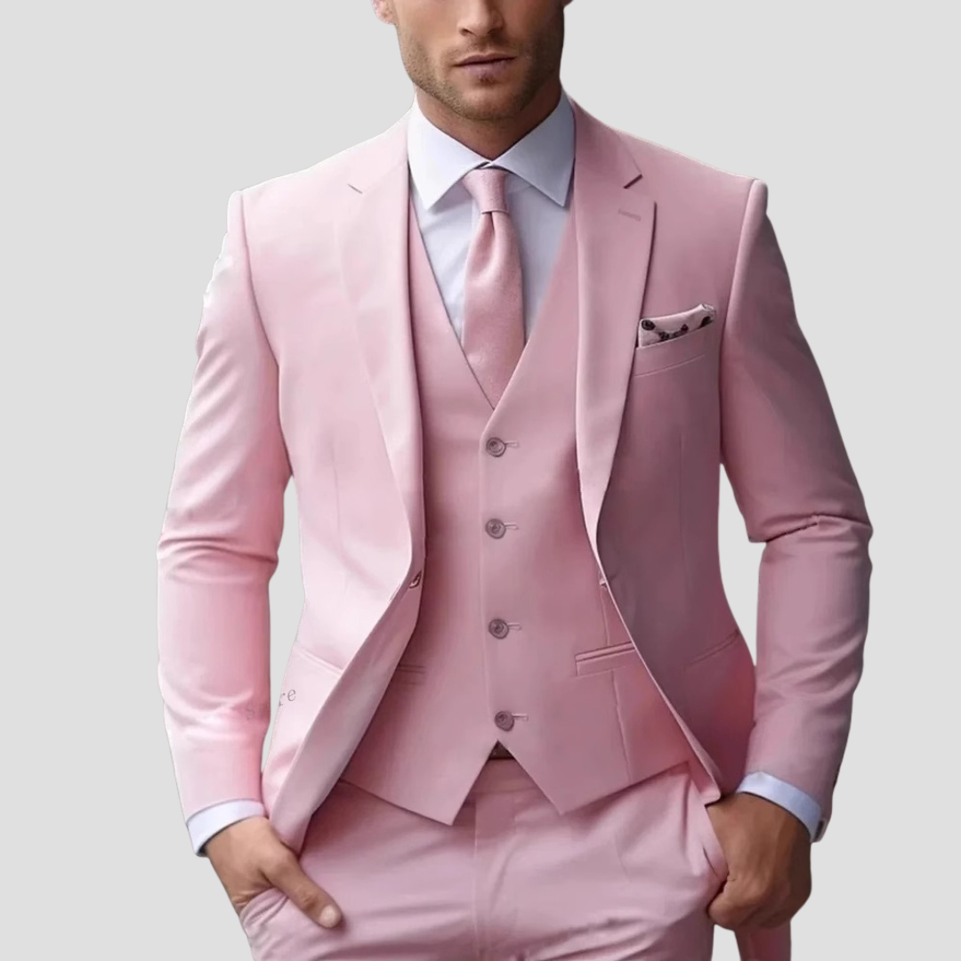 Dominic | Men’s Three Piece Suit with a Sharp Tailored Fit