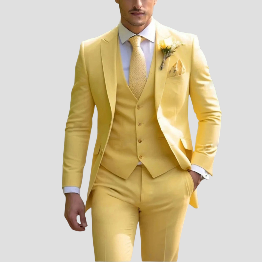 Dominic | Men’s Three Piece Suit with a Sharp Tailored Fit