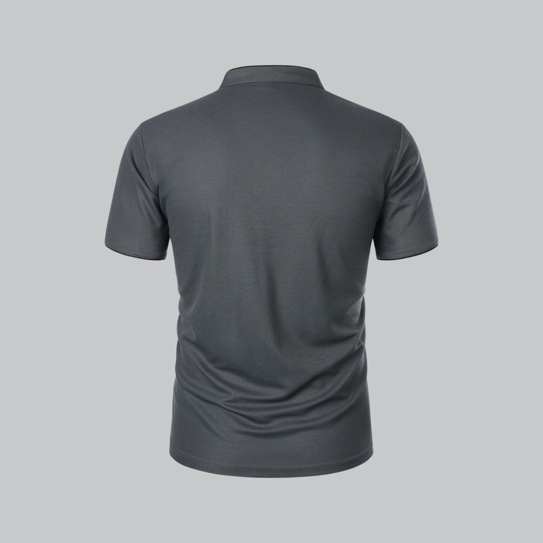 Tavish | Men's Polo Shirt with Mandarin Collar