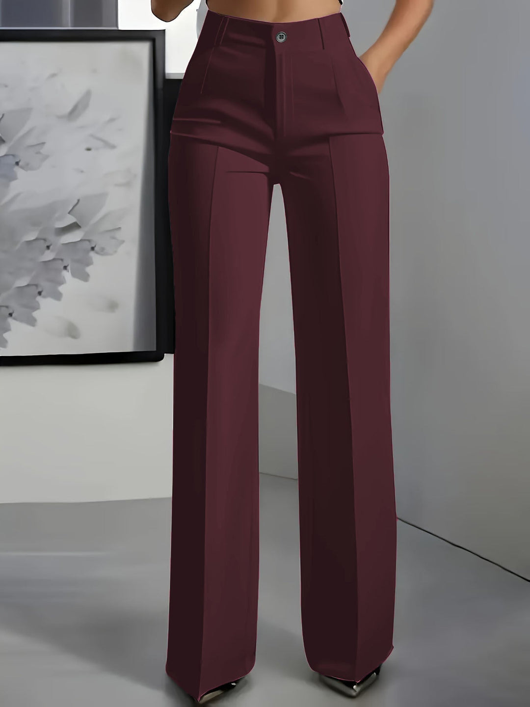 Elise | Women’s Wide Leg Trousers with a Tailored Fit