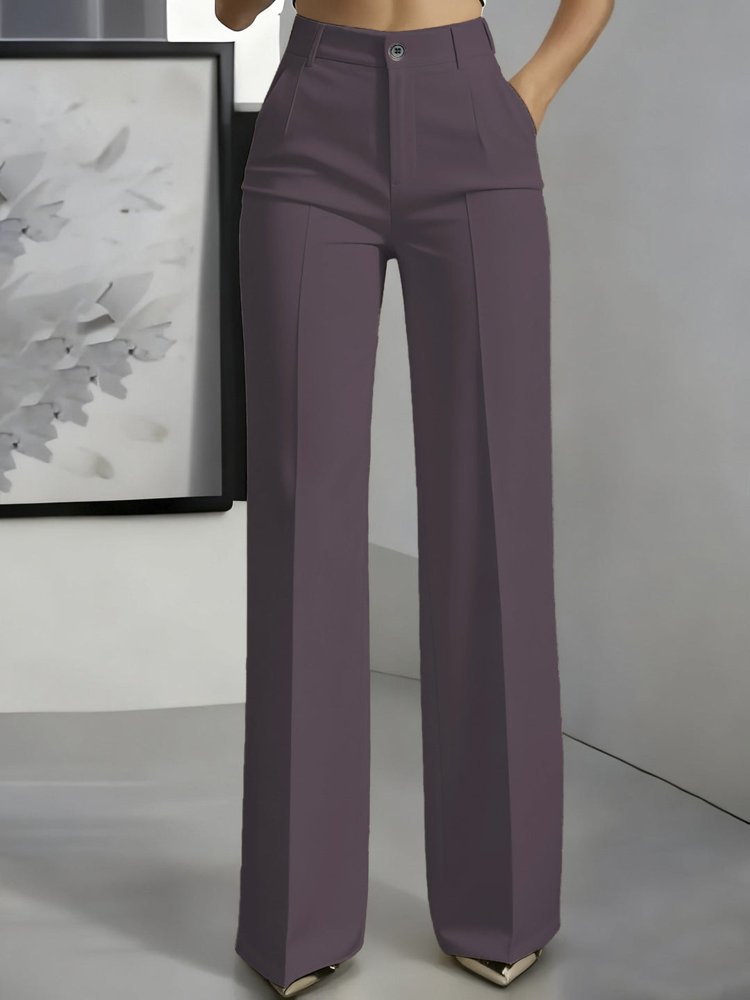 Elise | Women’s Wide Leg Trousers with a Tailored Fit