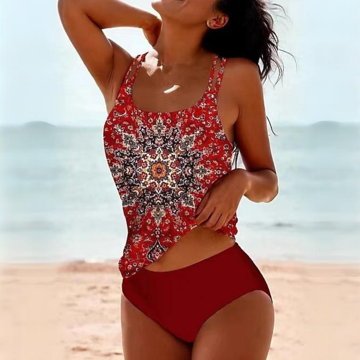 Vivienne | Women's Beach Tankini with Vibrant Prints
