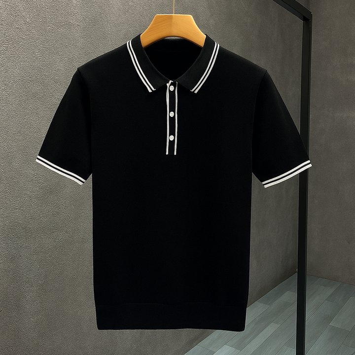 Jenson | Men's Polo Shirt with Contrast Detailing