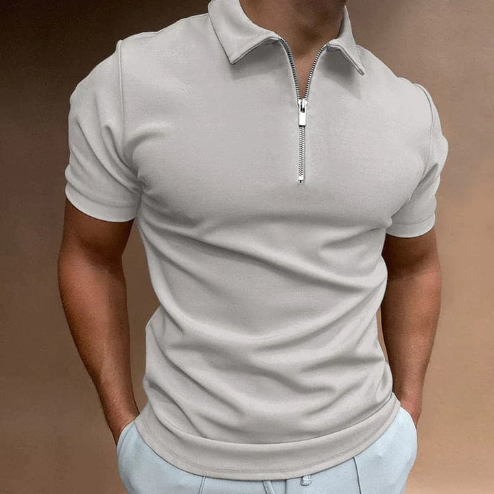 Rafael | Men's Polo Shirt with Zip Detail