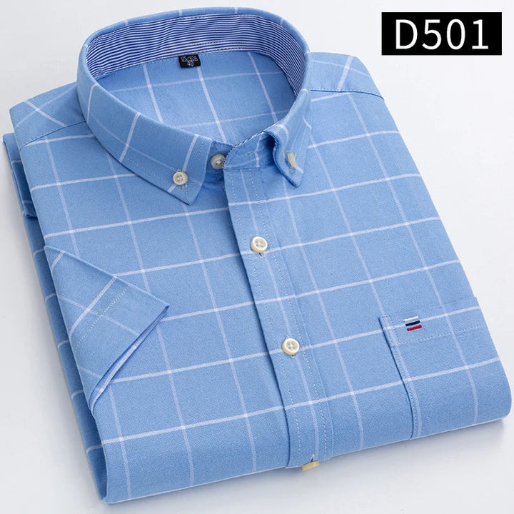 Dawson | Men’s Short Sleeve Shirt featuring a Checked Pattern