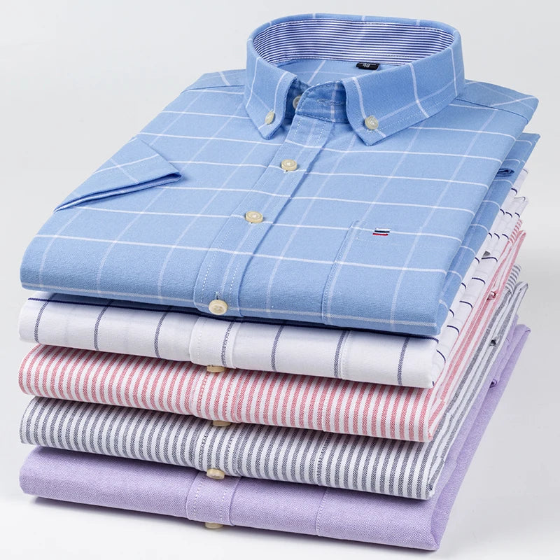 Dawson | Men’s Short Sleeve Shirt featuring a Checked Pattern