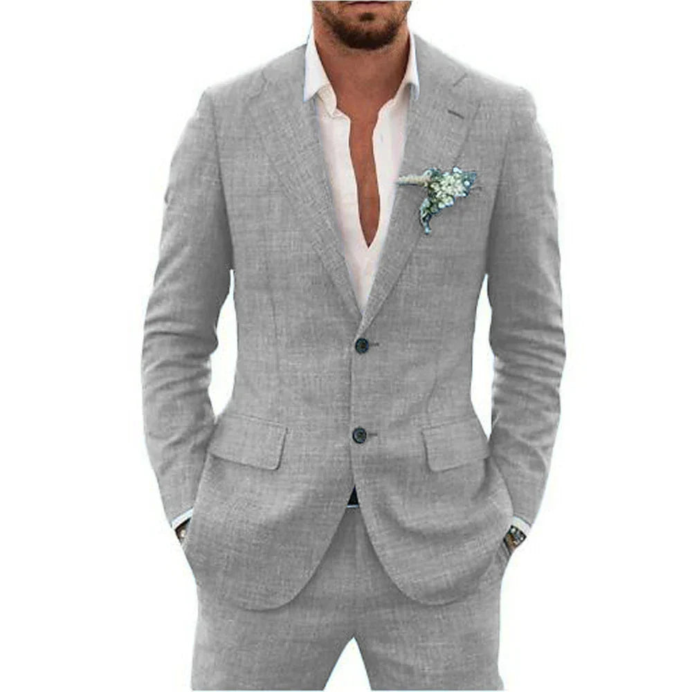 Declan | Men's Linen Suit for Summer Elegance