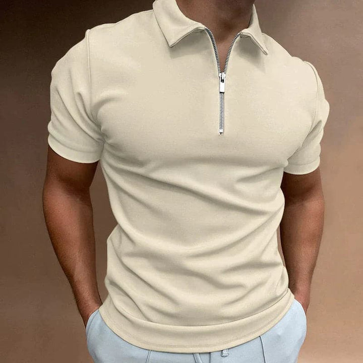 Rafael | Men's Polo Shirt with Zip Detail