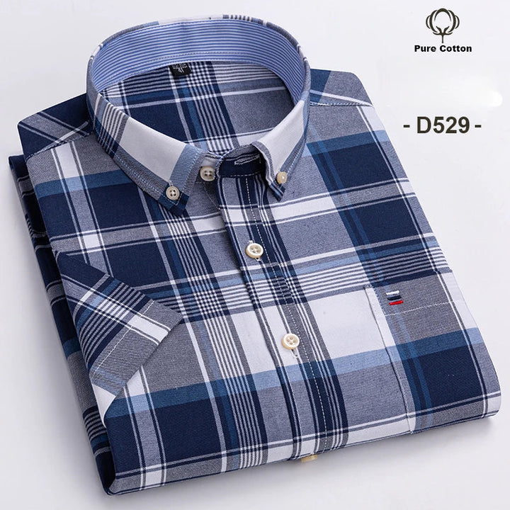Dawson | Men’s Short Sleeve Shirt featuring a Checked Pattern
