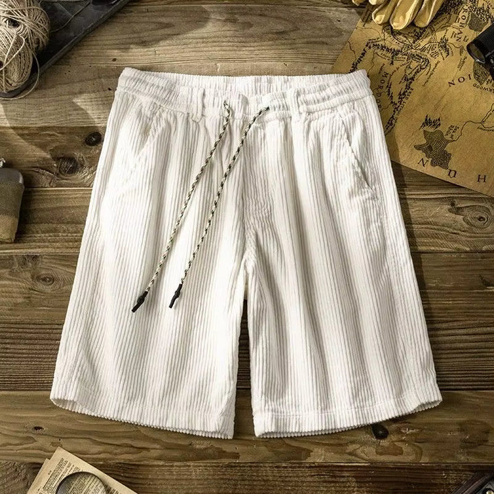 Fletcher | Men's Corduroy Shorts with Drawstring Detail