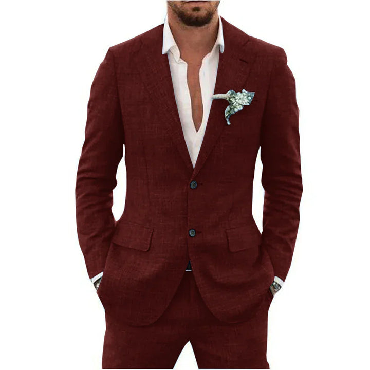 Declan | Men's Linen Suit for Summer Elegance