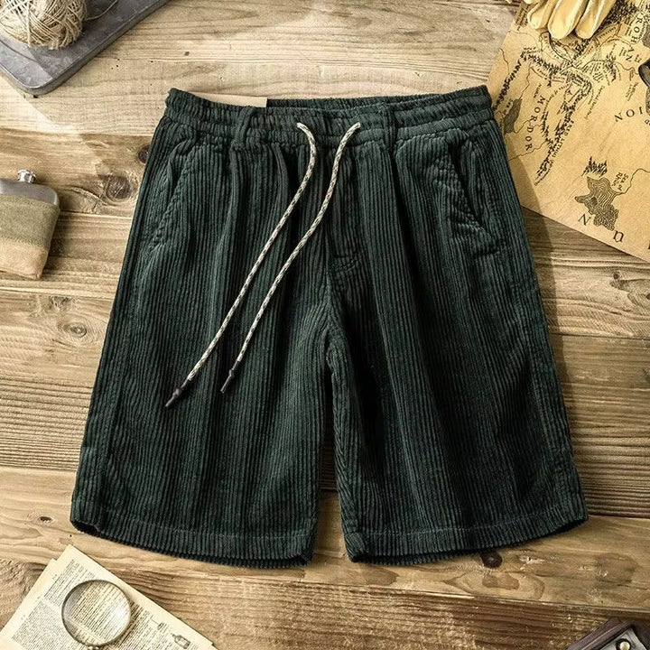 Fletcher | Men's Corduroy Shorts with Drawstring Detail