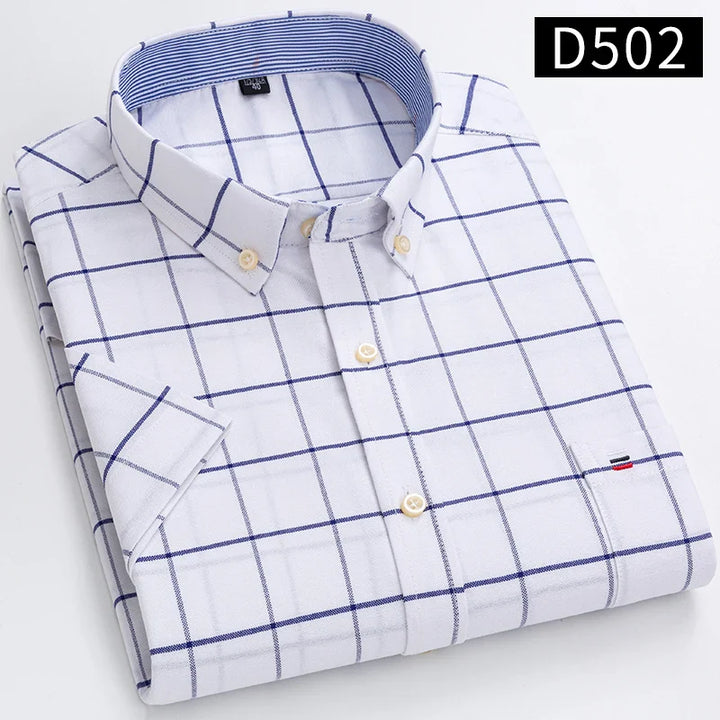 Dawson | Men’s Short Sleeve Shirt featuring a Checked Pattern