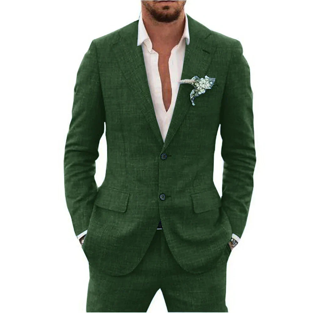 Declan | Men's Linen Suit for Summer Elegance