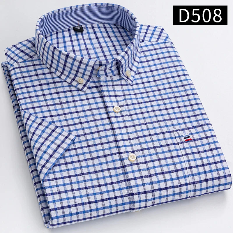 Dawson | Men’s Short Sleeve Shirt featuring a Checked Pattern