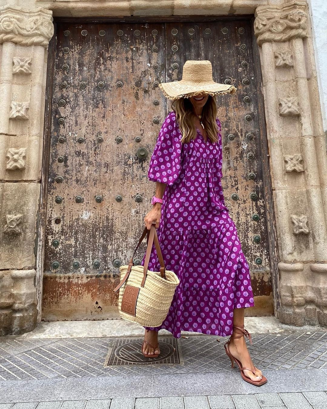 Vivienne | Women's Maxi Dress with Bold Patterns