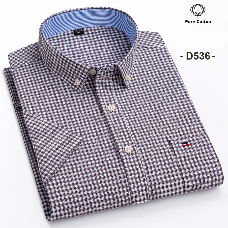 Dawson | Men’s Short Sleeve Shirt featuring a Checked Pattern
