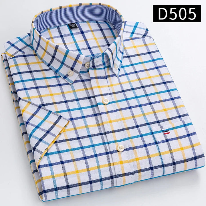 Dawson | Men’s Short Sleeve Shirt featuring a Checked Pattern
