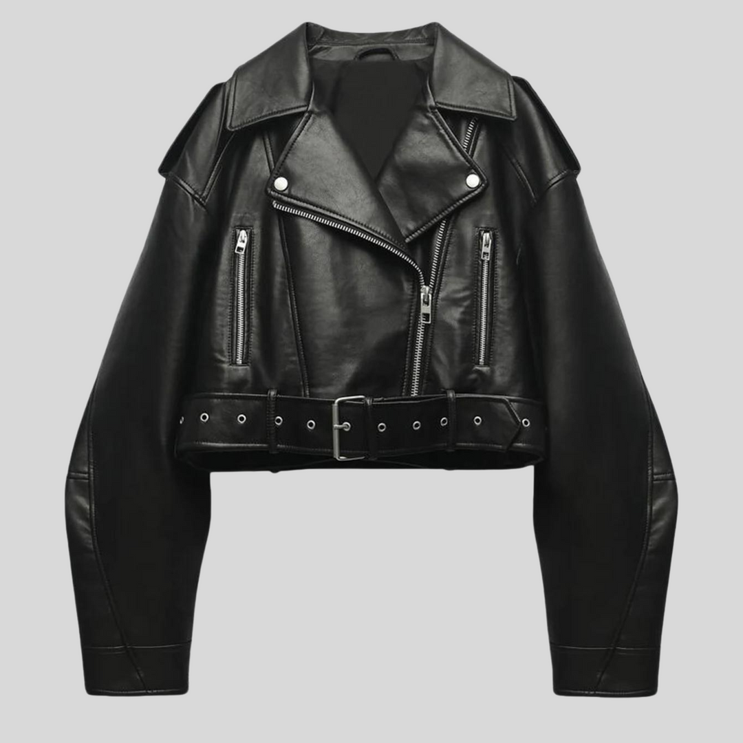Kiera | Women’s Biker Jacket with a Cropped Fit