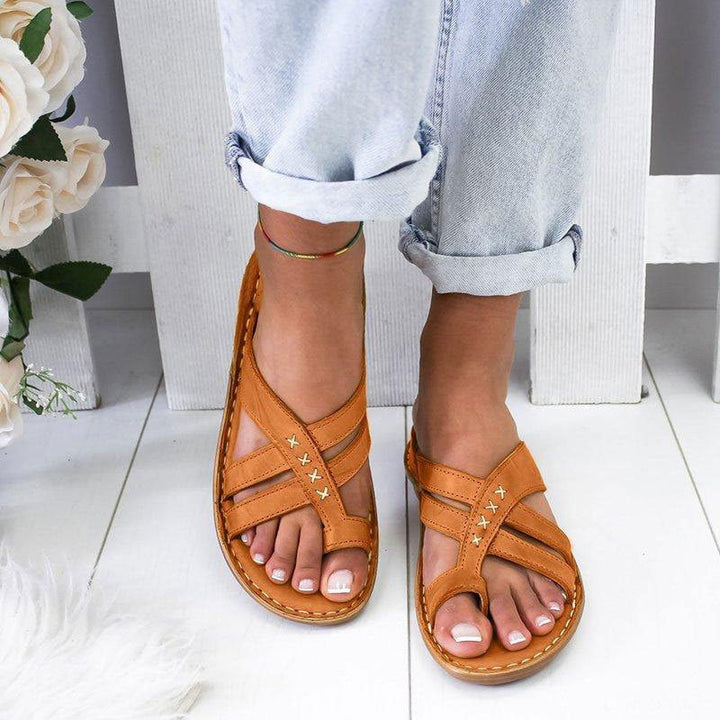 Fleur | Women's Sandals with Cross Straps