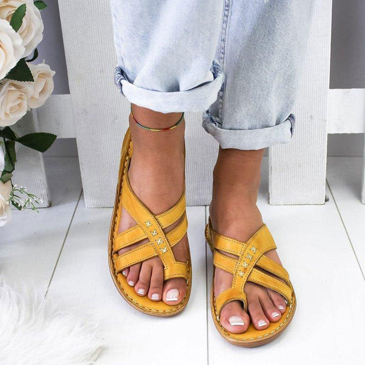 Fleur | Women's Sandals with Cross Straps