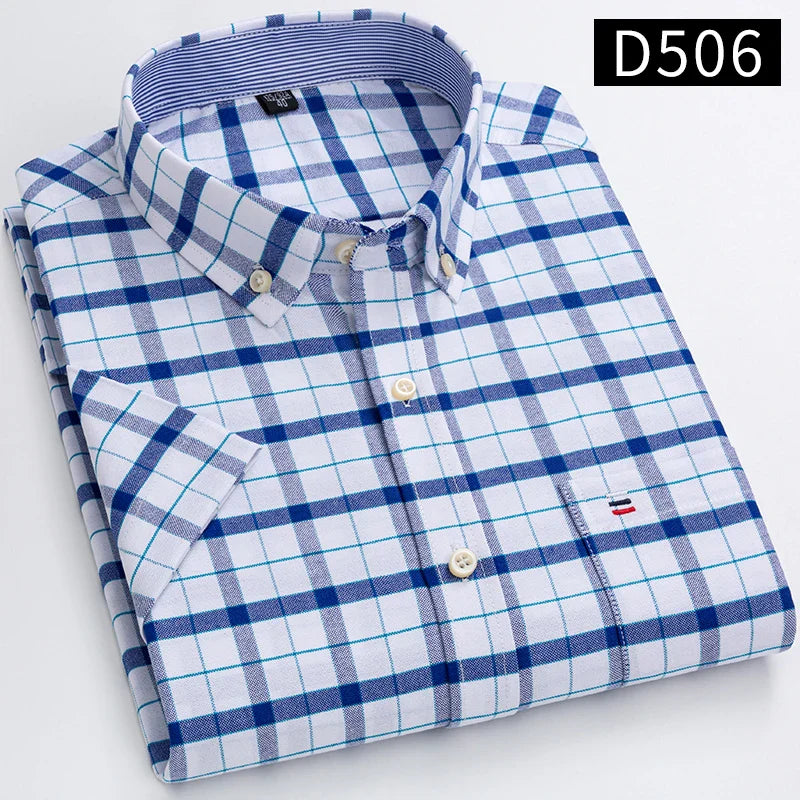 Dawson | Men’s Short Sleeve Shirt featuring a Checked Pattern