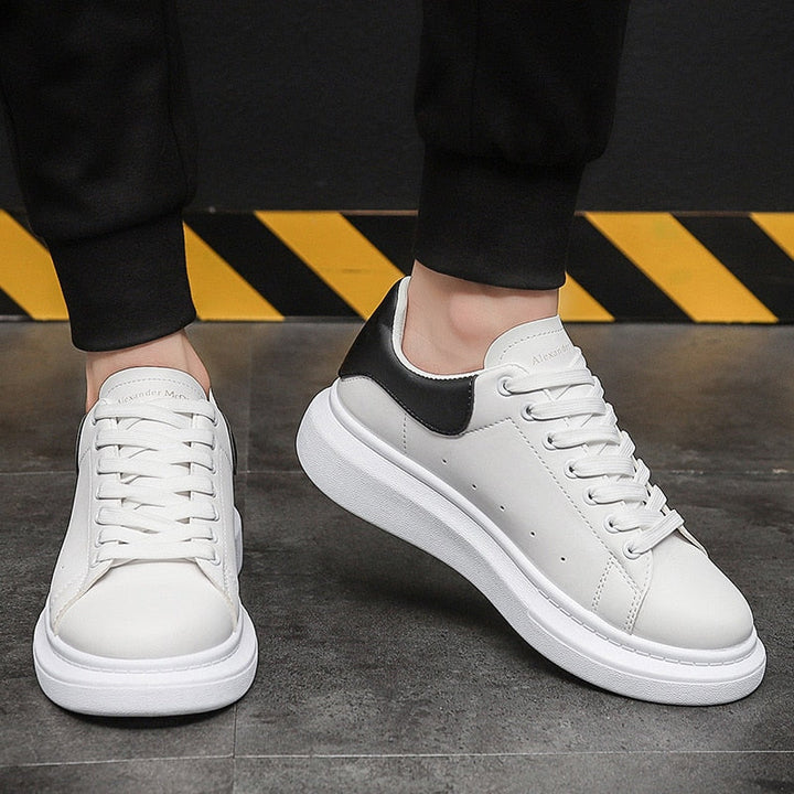 Noah | Men’s Lace-Up Trainers with a Clean Low Profile
