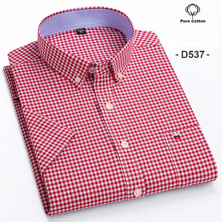 Dawson | Men’s Short Sleeve Shirt featuring a Checked Pattern