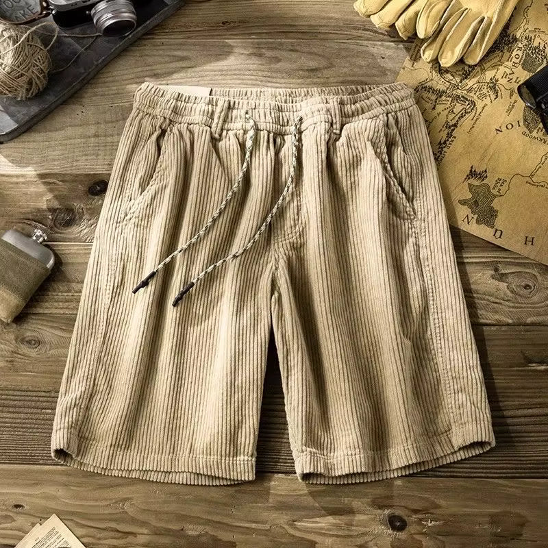 Fletcher | Men's Corduroy Shorts with Drawstring Detail