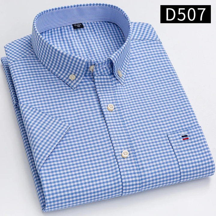 Dawson | Men’s Short Sleeve Shirt featuring a Checked Pattern
