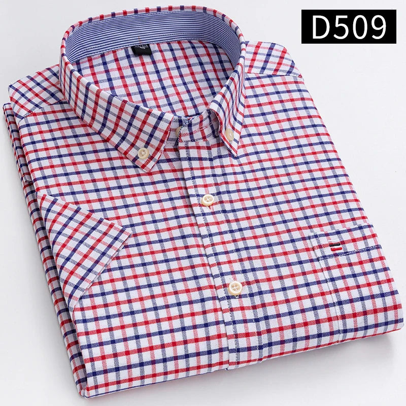 Dawson | Men’s Short Sleeve Shirt featuring a Checked Pattern
