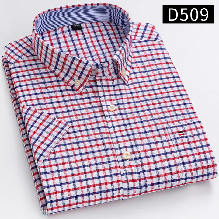 Dawson | Men’s Short Sleeve Shirt featuring a Checked Pattern