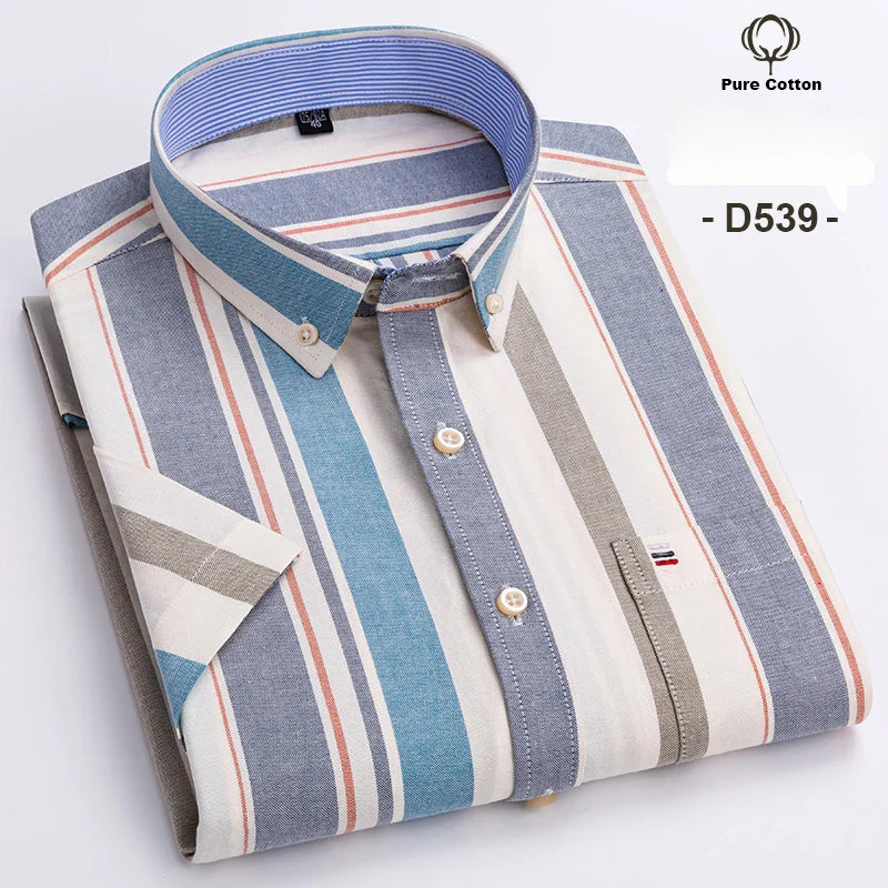 Dawson | Men’s Short Sleeve Shirt featuring a Checked Pattern