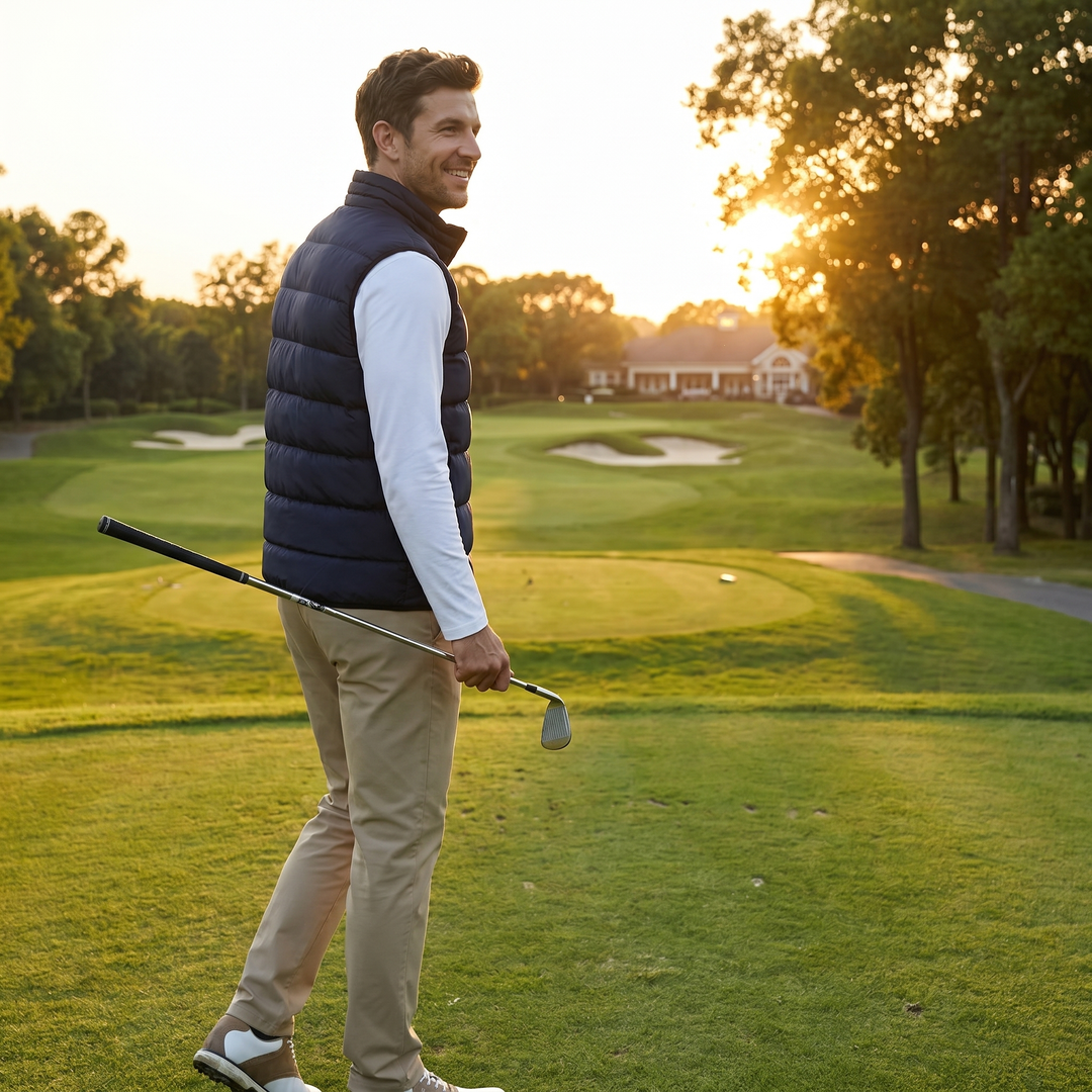 Thomas | Men's Premium Quilted Waistcoat for Smart Casual Layering