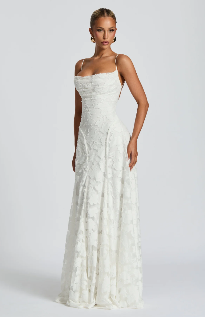 Valeria | Women’s Evening Dress featuring Lace Detail