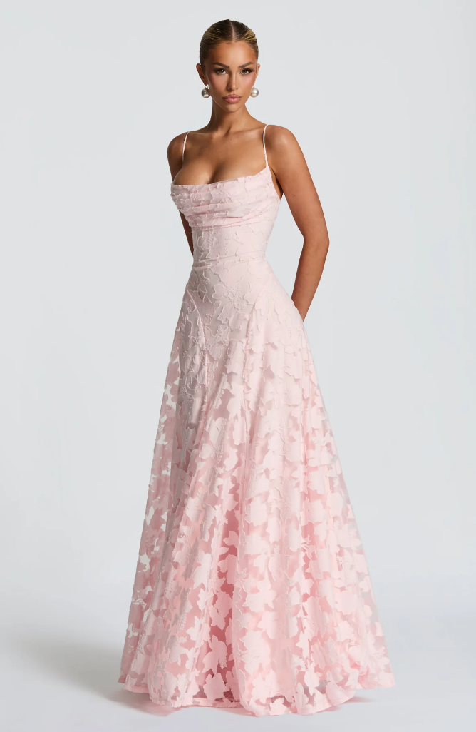 Valeria | Women’s Evening Dress featuring Lace Detail
