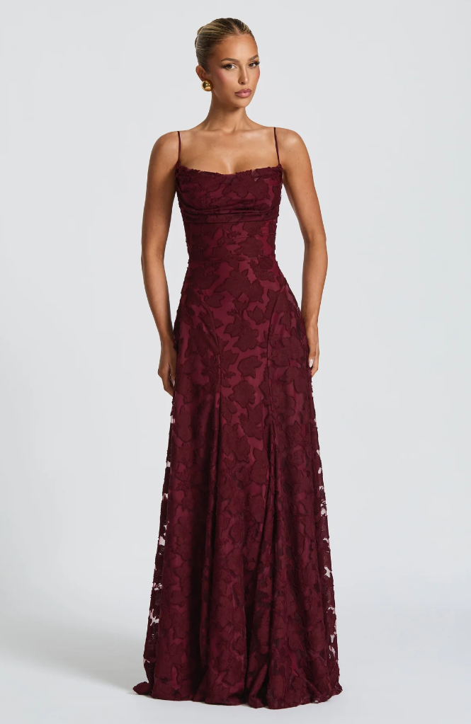 Valeria | Women’s Evening Dress featuring Lace Detail