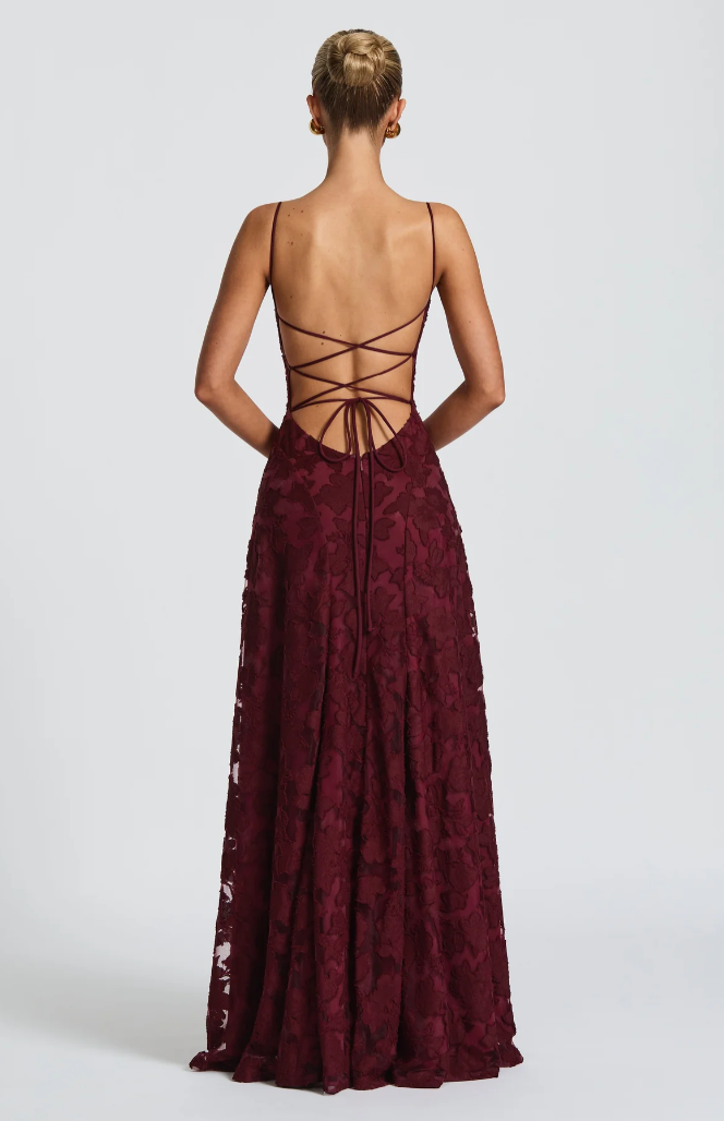 Valeria | Women’s Evening Dress featuring Lace Detail