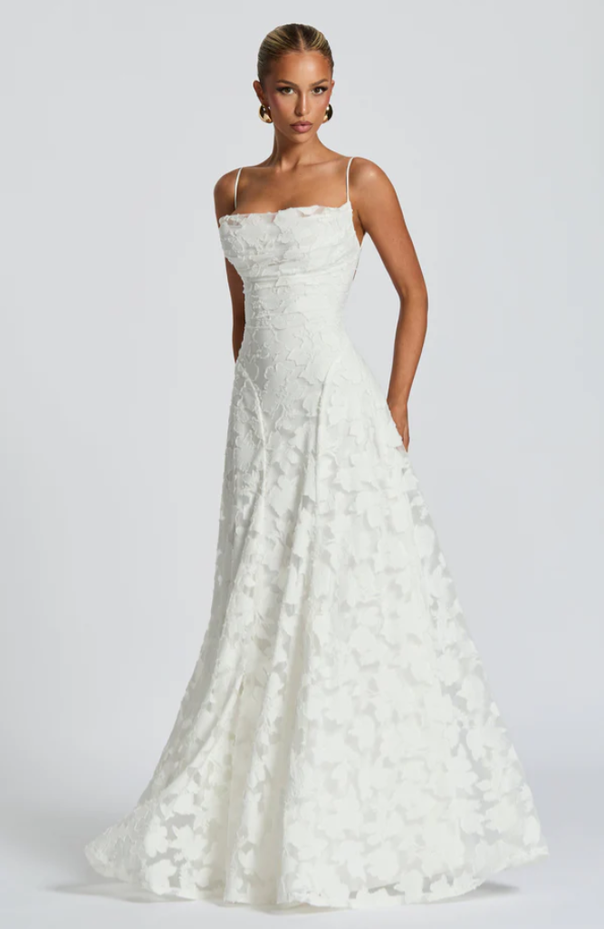 Valeria | Women’s Evening Dress featuring Lace Detail