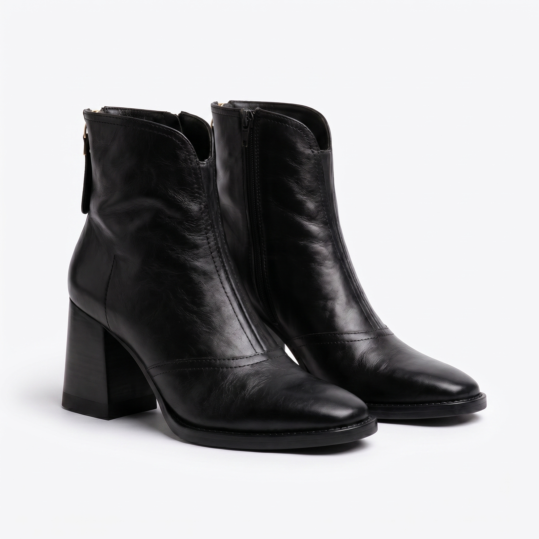 Vivien | Women's Elegant Heeled Ankle Boots for Smart Casual Everyday Wear