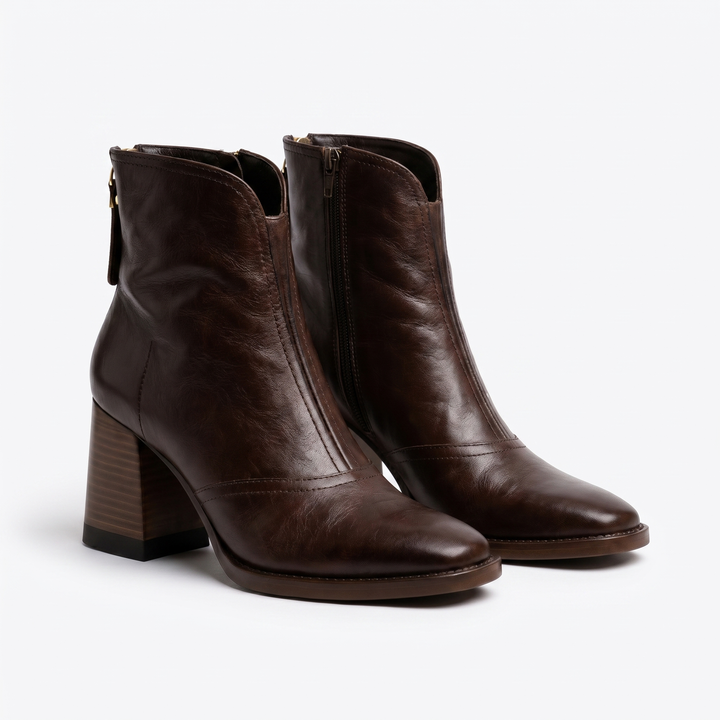 Vivien | Women's Elegant Heeled Ankle Boots for Smart Casual Everyday Wear