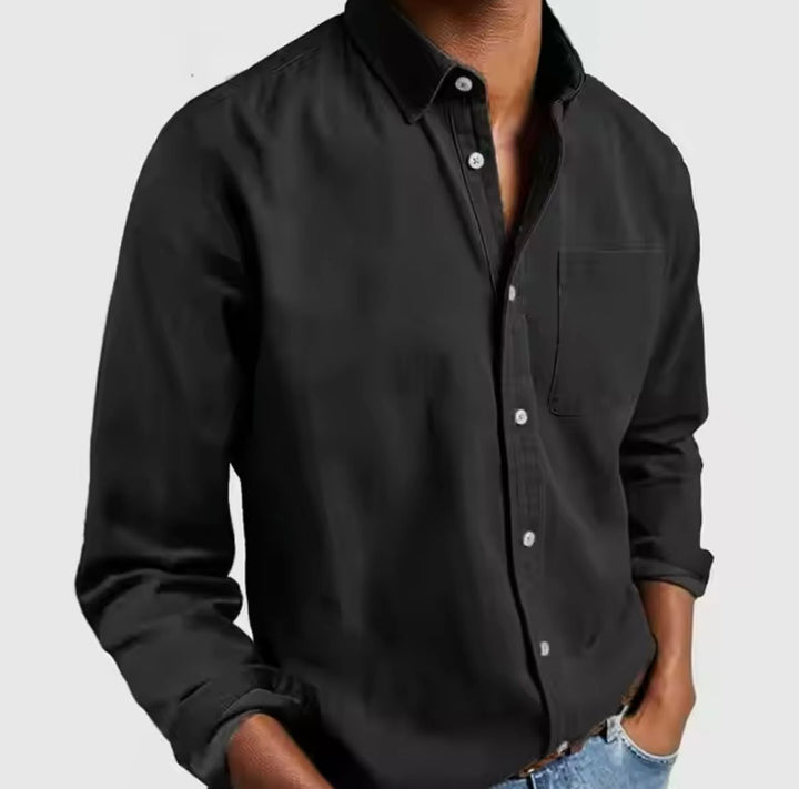 Luca | Men’s Linen Shirt with a Relaxed Button Front