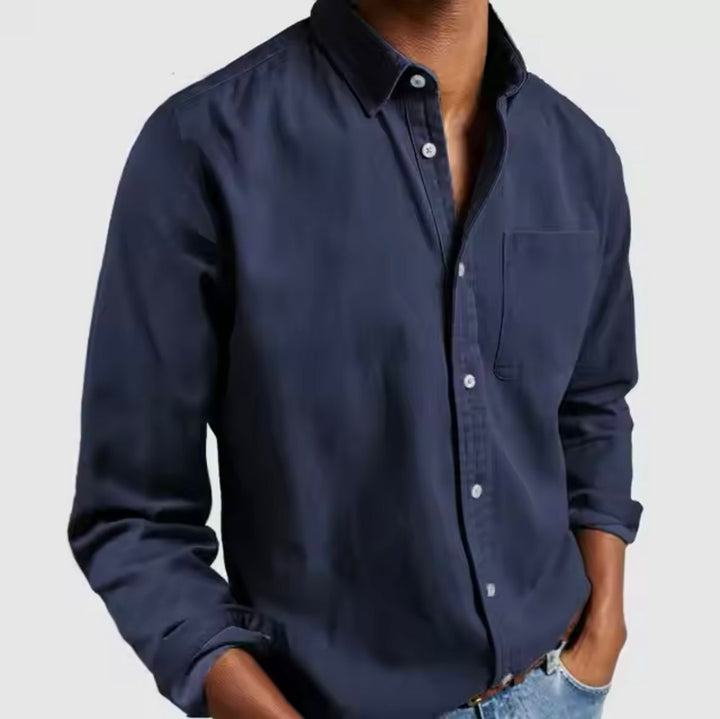Luca | Men’s Linen Shirt with a Relaxed Button Front