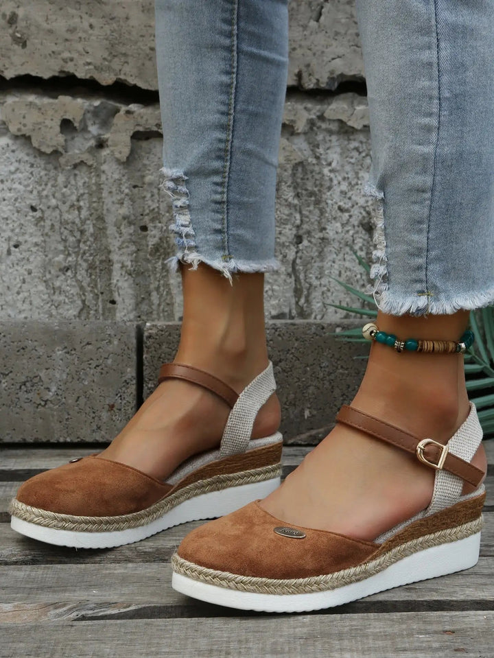 Arden | Women's Woven Espadrille Sandals with Cushioned Footbed