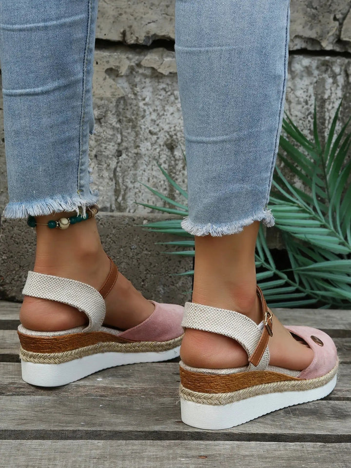 Arden | Women's Woven Espadrille Sandals with Cushioned Footbed