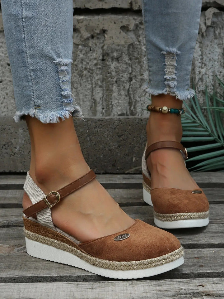 Arden | Women's Woven Espadrille Sandals with Cushioned Footbed