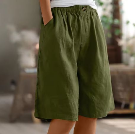 Cressida | Women's Relaxed Shorts in Earthy Tones