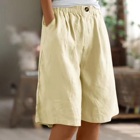 Cressida | Women's Relaxed Shorts in Earthy Tones