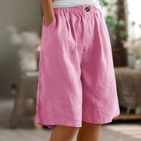 Cressida | Women's Relaxed Shorts in Earthy Tones